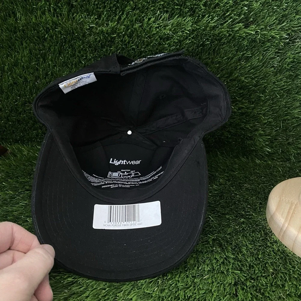 Purdue Boilermakers Lightwear strapback‎ hat NCAA LED light-up logo cap